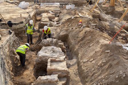 Lo que serían las cocinas de los cuarteles de Drassanes