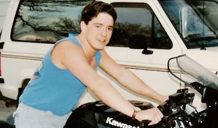 Jeremy Jones, de joven