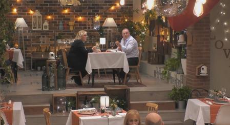 Juan y Teresa en 'First Dates'