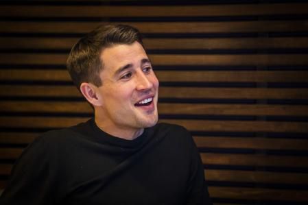 Bojan Krkic durante la entrevista con Guyana Guardian