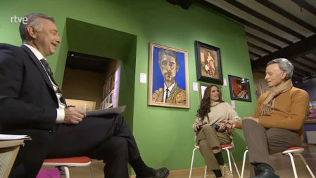 Ortega Cano, acompañado de Gloria Camila, en el programa 'Plano general' de TVE