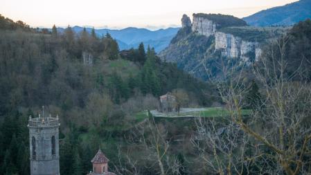 Amanecer seco en el Collsacabra.