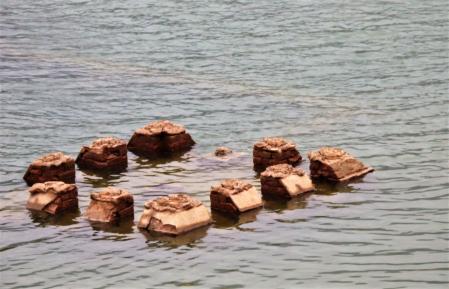 Sequía en el pantano de Sau.