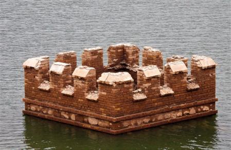 Sequía en el pantano de Sau.