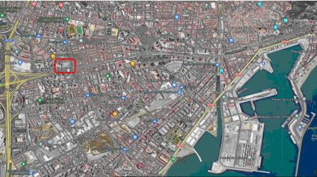 Localización del nuevo CaixaForum en Málaga