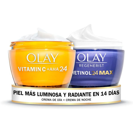 Olay Gel Crema De Día Vitamina C + AHA24, Con Vitamina C