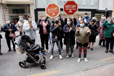 Concentración de la Plataforma de Afectados por la Hipoteca (PAH)