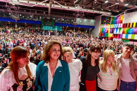 Díaz, arropada este domingo en el acto