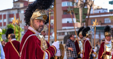 El desfile de centuria romana de Bujalance en Fuengirola.