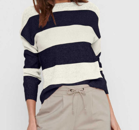 Jersey de punto rayas de Only