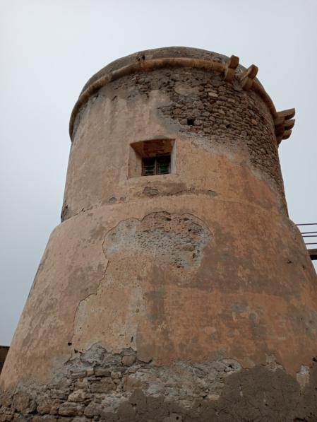 El torreón de Cabo de Gata.