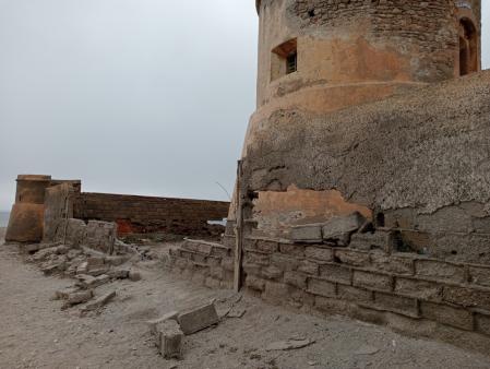 El torreón de Cabo de Gata.