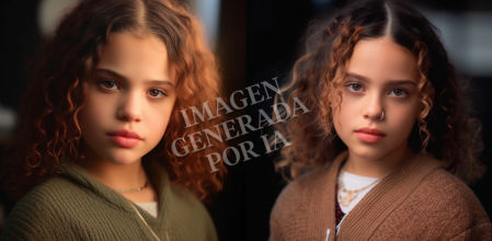 Así sería el rostro del futuro hijo de Rosalía y Rauw Alejandro, según la Inteligencia Artificial.