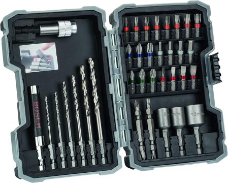Bosch Professional Set de 35 brocas y puntas de atornillar