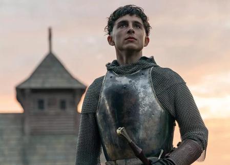 Timothée Chalamet en ‘The king'