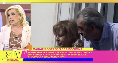 'Sálvame' ha emitido unas imágenes de Semana Santa donde se veía la última vez que fue María Teresa a su balcón