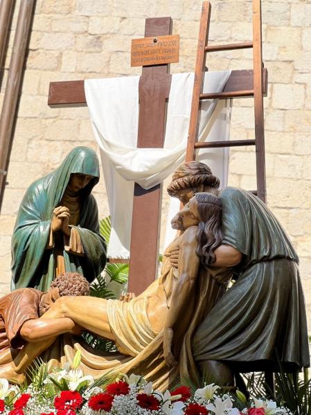 Pasos de Semana Santa en Girona.