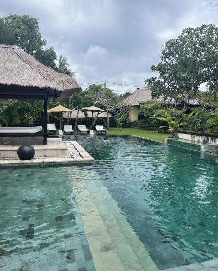 El espectacular hotel en el que se aloja la pareja