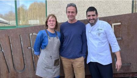 El Conde Lequio en un restaurante zamorano