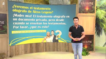 Omar Suárez desvela las respuestas de Ana Obregón en 'Sálvame'