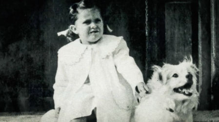 Bárbara Rey, de niña