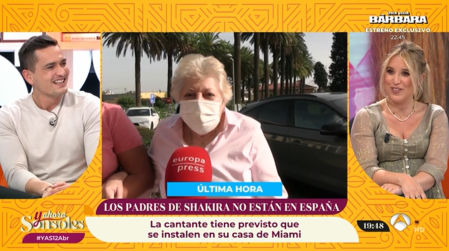 Los colaboradores de 'Y ahora Sonsoles' se ríen al ver cómo Sonsoles Ónega no puede controlar su risa