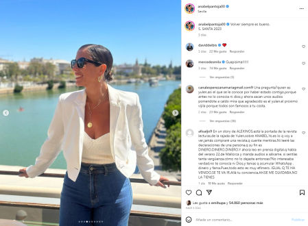 Anabel Pantoja en Instagram