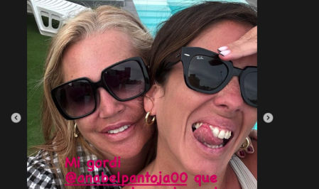 Belén Esteban y Anabel Pantoja