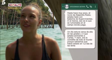 Katerina habría ido a verle jugar al campo