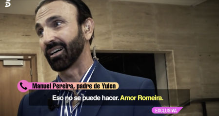 El padre de Yulen da la cara por su hijo y le defiende en 'Fiesta': ''El que ha padecido es él''