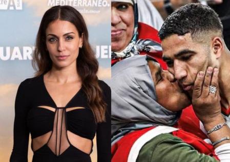 Hiba Abouk, Achraf Hakimi y su madre