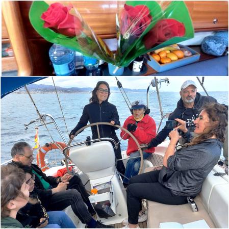 Las rosas de María Vicente y de sus amigas, y los viajeros del 'Ikigai'