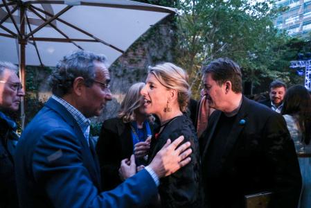 Patrici Tixis y Yolanda Díaz