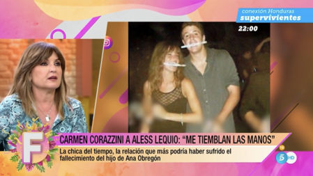 Carmen Corazzini, presentadora del tiempo en Mediaset, fue el gran amor de Aless Lequio