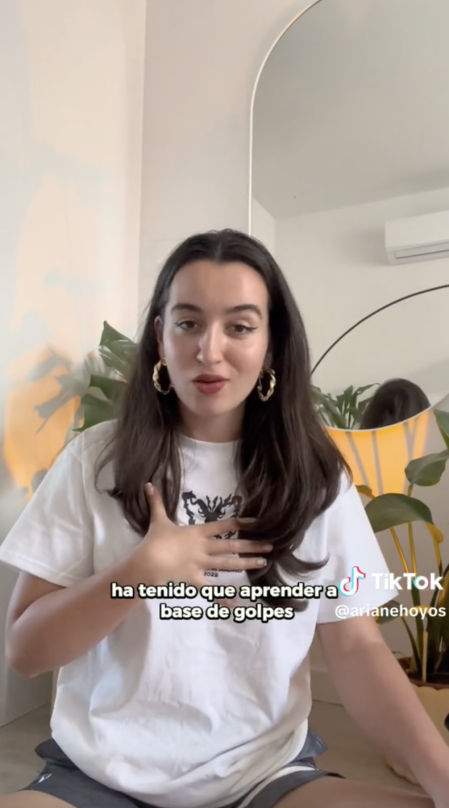 La joven se ha hecho viral explicando los choques culturales que ha vivido en la capital