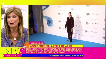 Gema López da a conocer el incidente protagonizado por Victoria Federica en la Feria de Abril