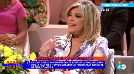 Terelu Campos recuerda en 'Sálvame' a Mila Ximénez