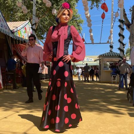 Makoke con su look de Raquel Bollo