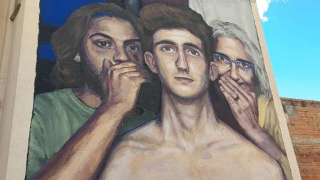 Mural 'Rumor' de Slim Art en Avià.