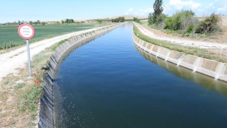 Paisaje del Canal d'Urgell.