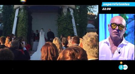 Kiko Matamoros visualiza las imágenes de su boda con Makoke en 'Sálvame'