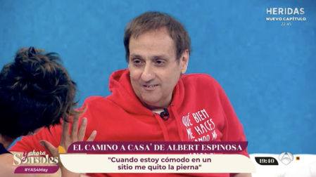 Albert Espinosa hace llorar a Sonsoles Ónega en directo