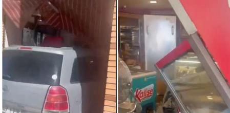 Un conductor ha perdido el control de su coche y se ha empotrado contra una panadería situada en la avenida Europa de Toledo&nbsp;