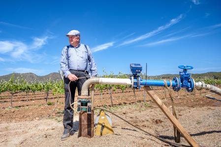 Pere Sanromà, zahorí, en Sant Jaume dels Domenys