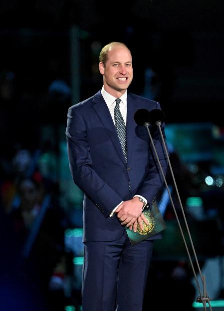 El príncipe de Gales subió al escenario para dirigir unas palabras a su padre, el rey Carlos III