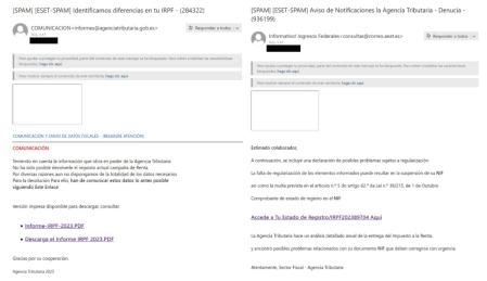 Correos suplantando a la Agencia Tributaria