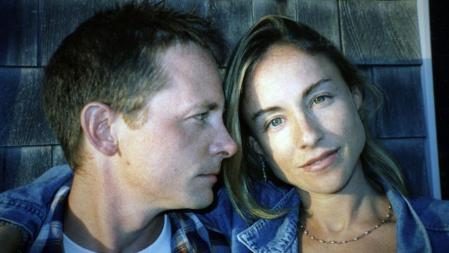 Michael J. Fox junto a su mujer Tracy Polland en una imagen de juventud