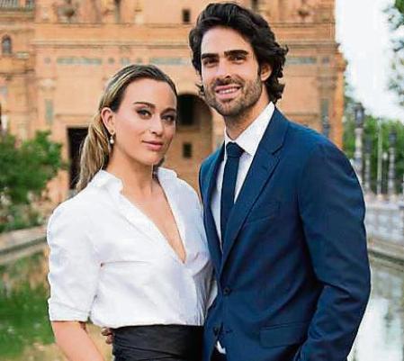 SEVILLE, SPAIN - JUNE 16: Paula Badosa and Juan Betancourt is seen at the front row ahead of 