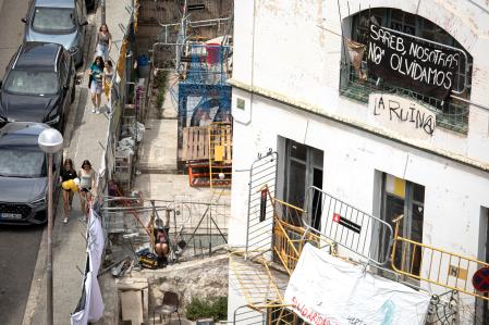 Edificio denominado La Ruina en la calle San Juan de la Salle