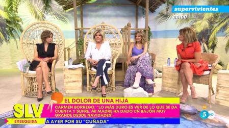 Terelu Campos responde a Carmen Borrego por el estado de salud de su madre